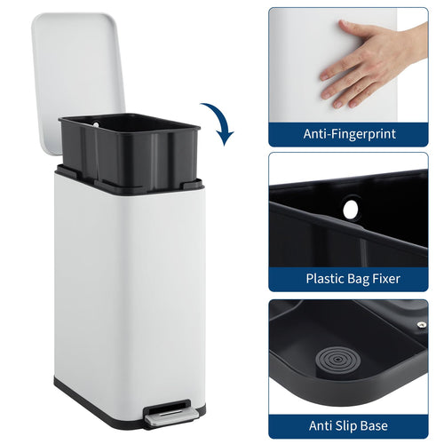 13.2 gal Step Kitchen Trash Can M559
