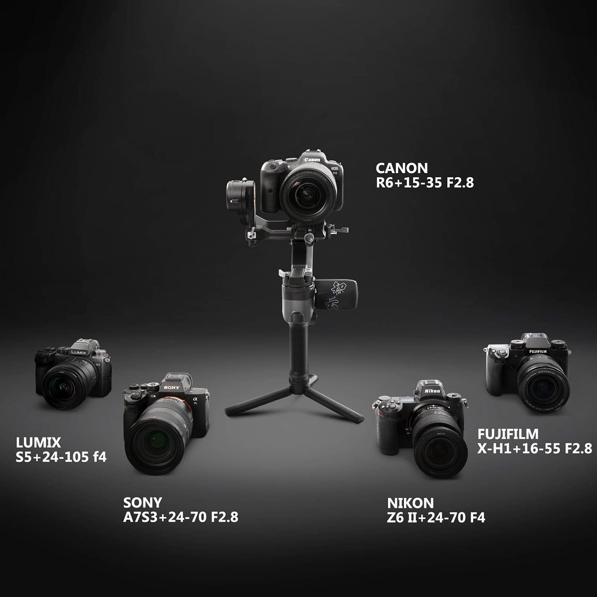 3-Axis Gimbal Stabilizer for DSLR and Mirrorless Camera V614
