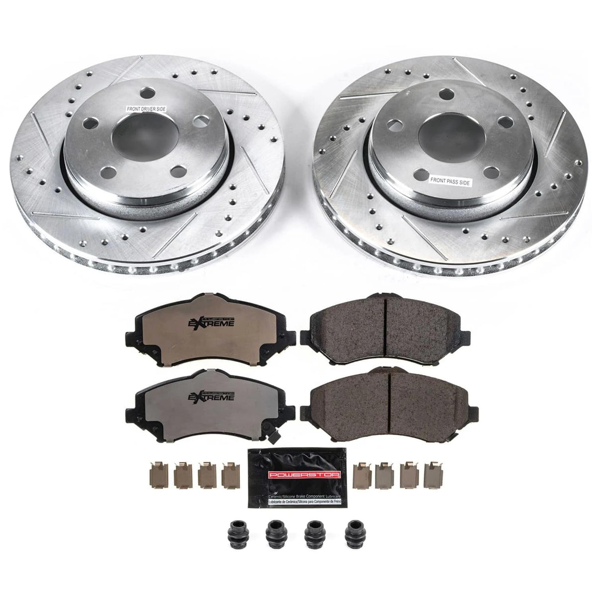 Front Brake Pad & Rotor Kit E104
