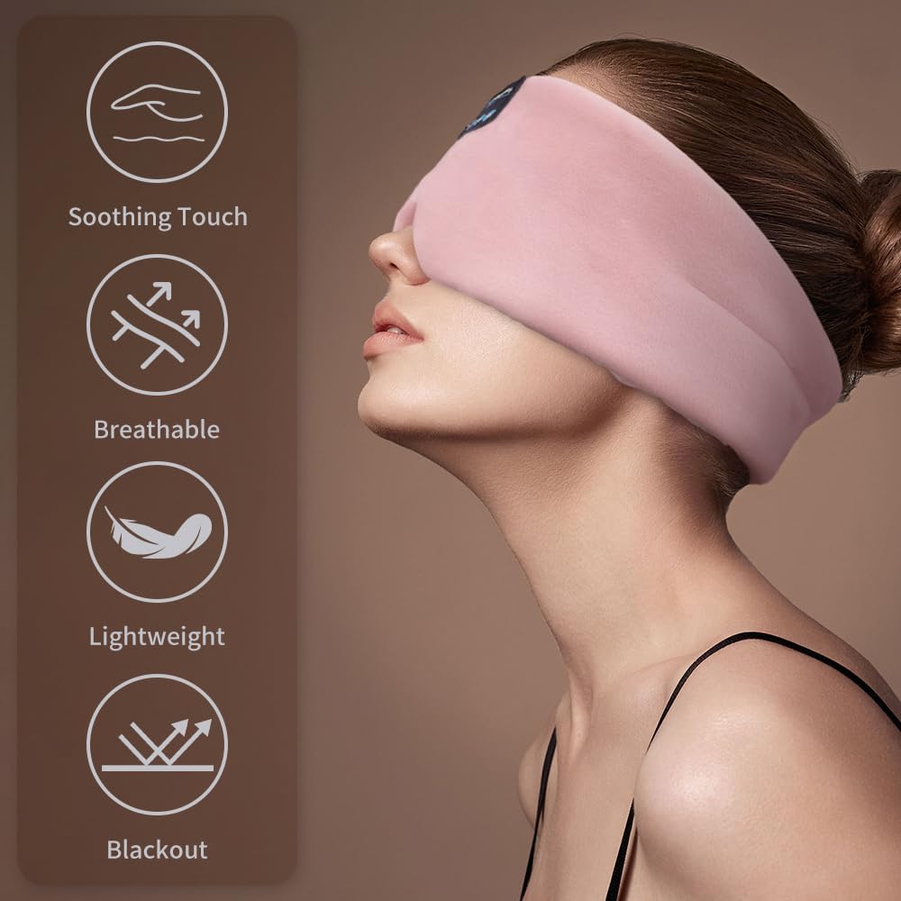 Silk Bluetooth Sleep Mask Headband Earphones E325