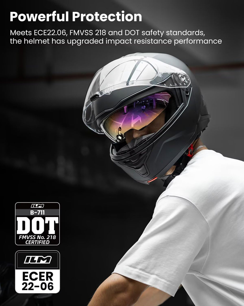 Motorcycle Helmet Modular Full Face R742