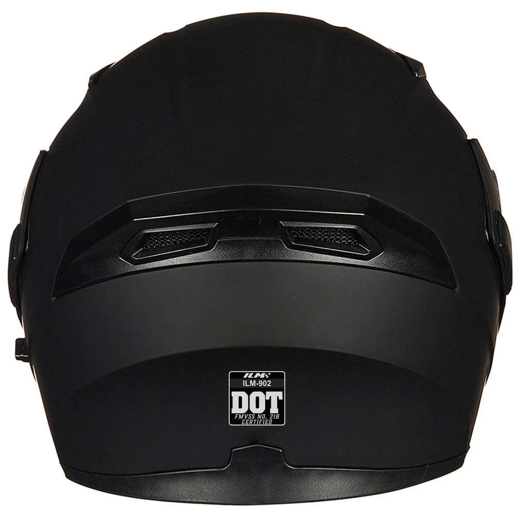 Motorcycle Dual Visor Flip up Modular Full Face Helmet DOT A883