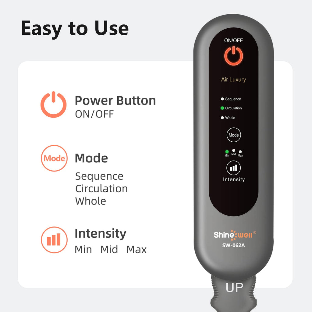 Air Compression Leg Massager with 3 Modes 3 Intensities K470