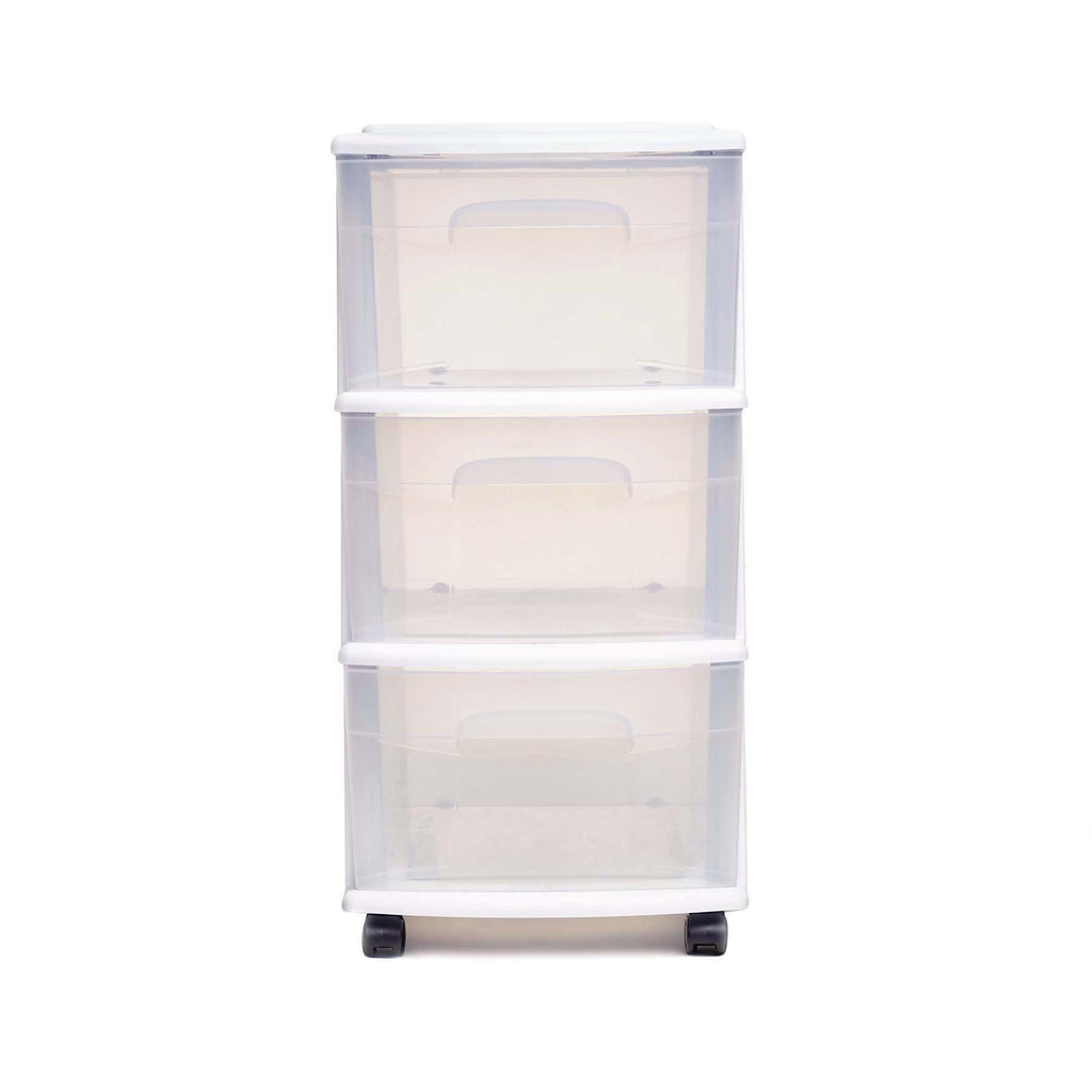 3-Drawer Cart White X660827