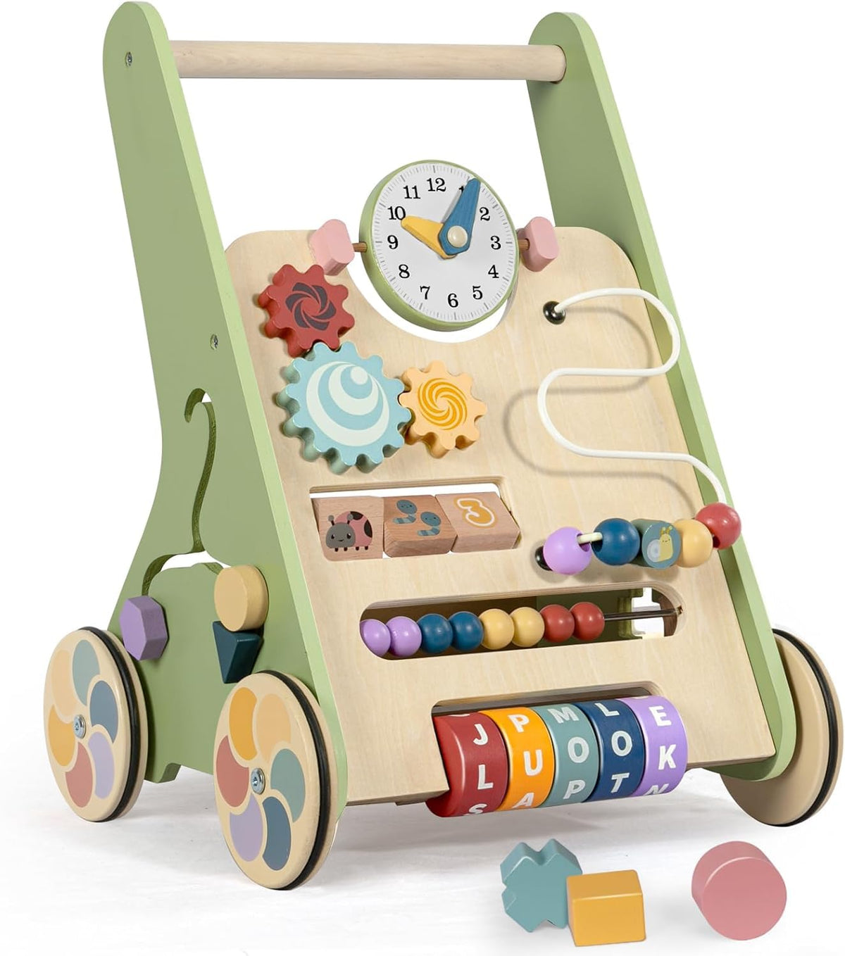 Wooden Push Walker with Wheels M62497