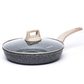 Non Stick 10 Inch Granite Skillet with Glass Lid M1270