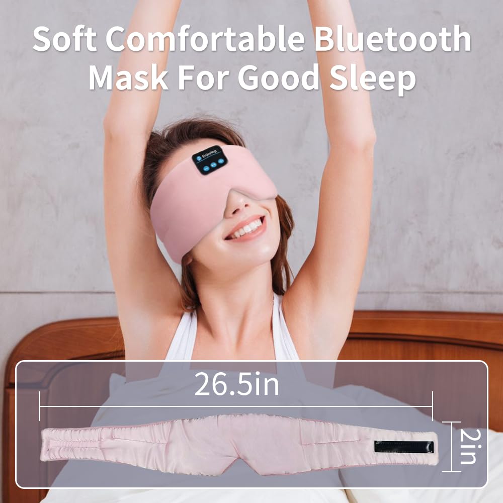 Silk Bluetooth Sleep Mask Headband Earphones E325