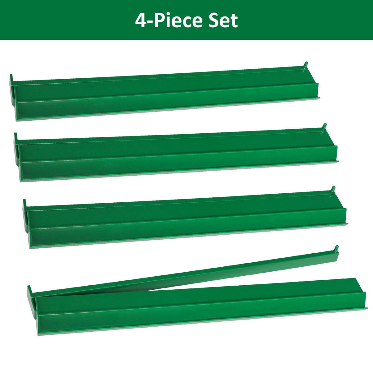 Green Mahjong Racks with Pushers 4 PCS Z4564