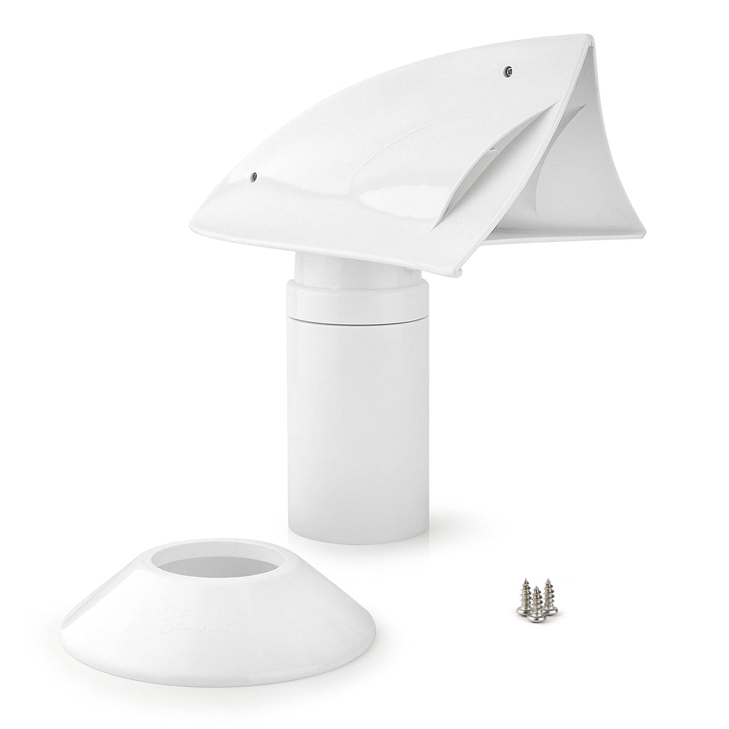 White 1 Pack RV Rotating Sewer Vent U32466