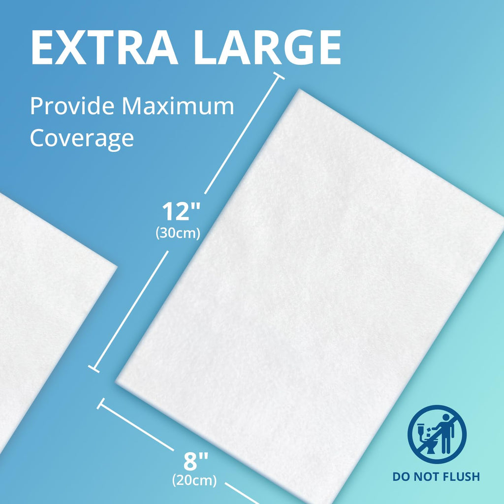 Small Adult Diapers with Tabs, 15 Count & Ultra Thick Bathing Wipes P790541