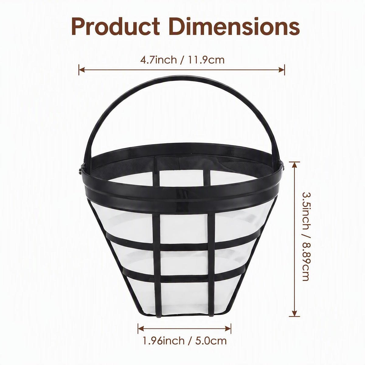 #4 Cone Reusable Coffee Filter 2-Pack G5890