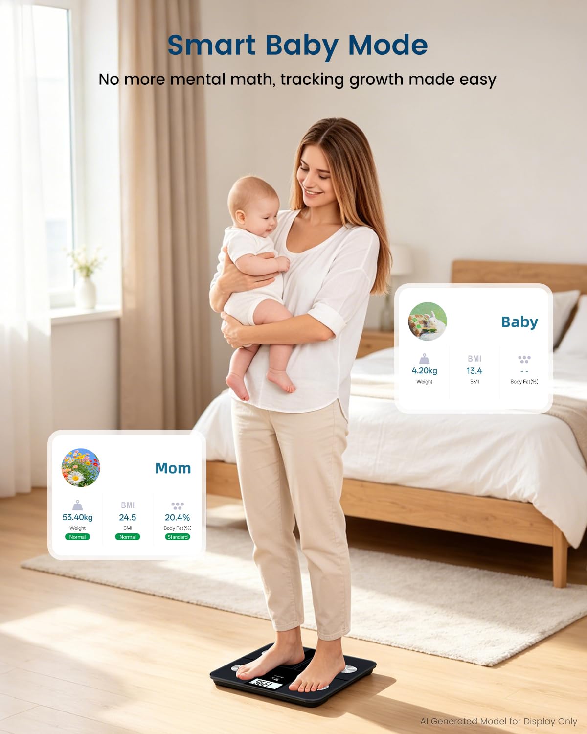 Rechargeable Digital Bathroom Scale W875