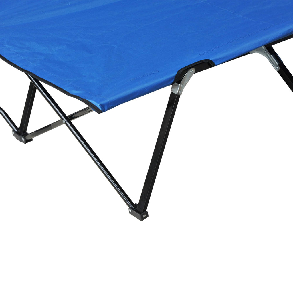 2 Person Folding Camping Cot with Carry Bag A47923