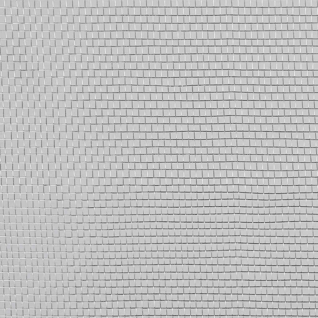 Aluminum Mesh Screen 39.4x196.9 Inches Silver L112