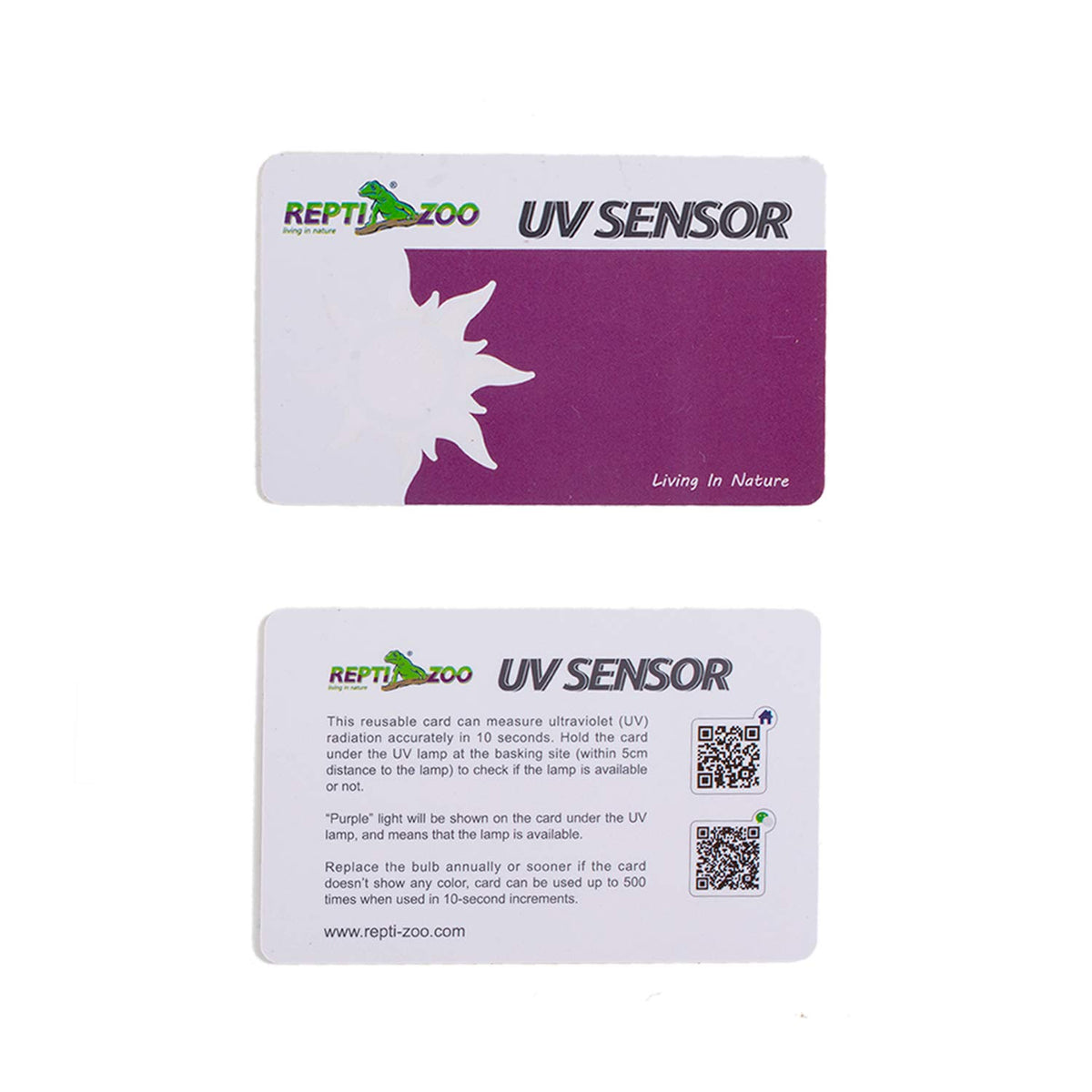 UVB Tester Reptile Lamp UV Sensor Set of 2 A299057