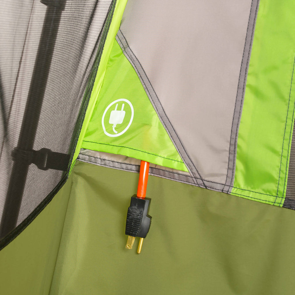 9 Person 2 Room Cabin Tent with Screen Room H71856