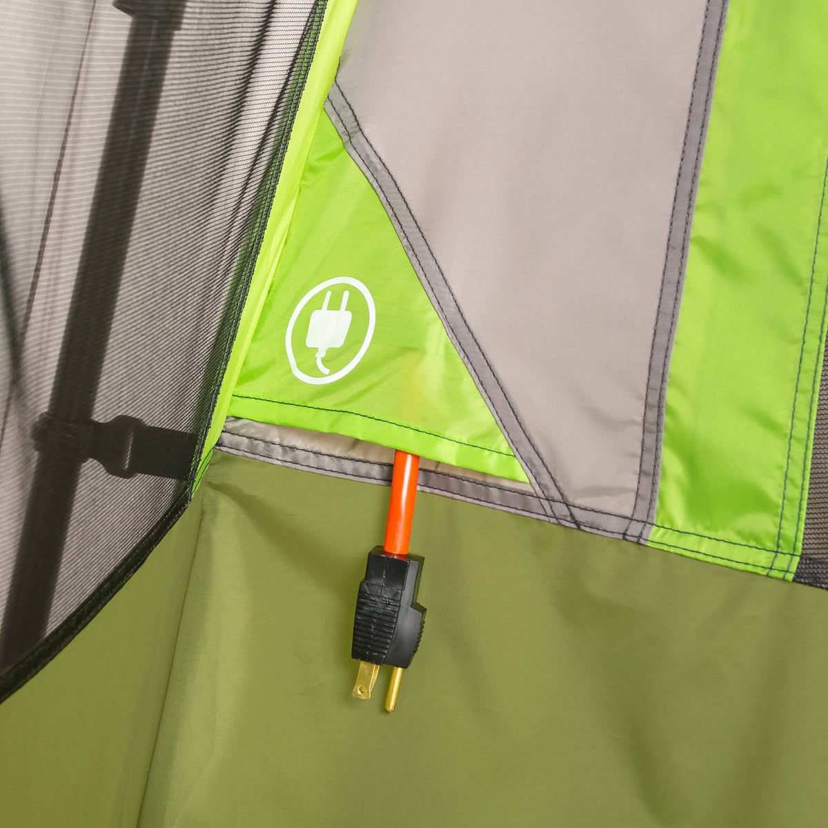 9 Person 2 Room Cabin Tent with Screen Room H71856