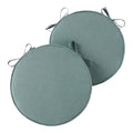 18" x 18" Seaglass Round Outdoor Chair Pad Set of 2 D560727