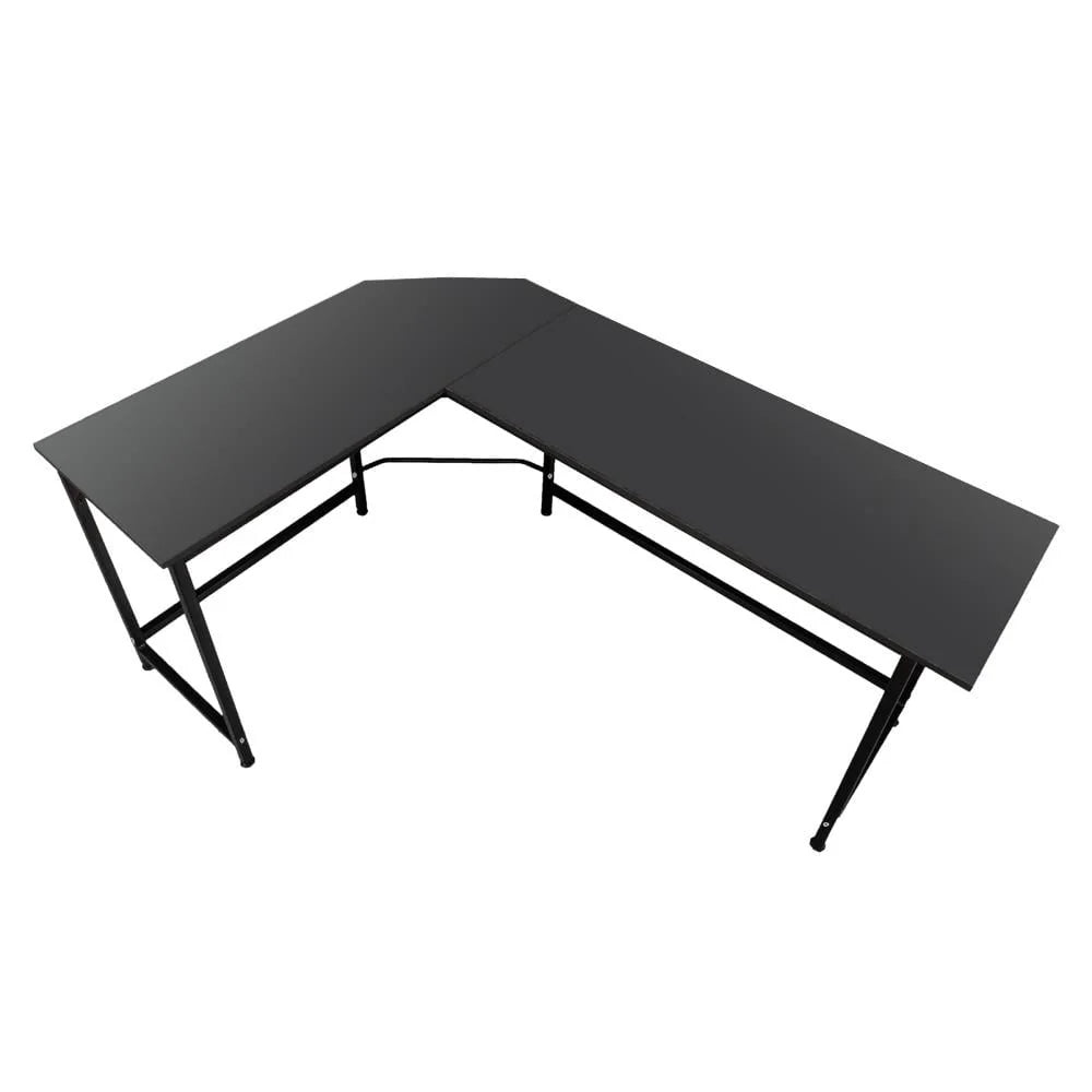 Black L-Shaped Computer Desk S804