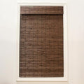 Cordless Bamboo Roman Shades - Driftwood - 28.5 in. W x 64 in. L A826388