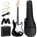 39 Inch Full Size Electric Guitar Kit with Strap, Amp, Case Bag and Strings B6836
