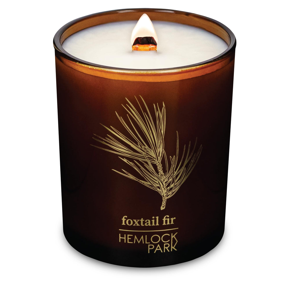 Amber & Gold Crackling Wood Wick Candle 7 oz W59663