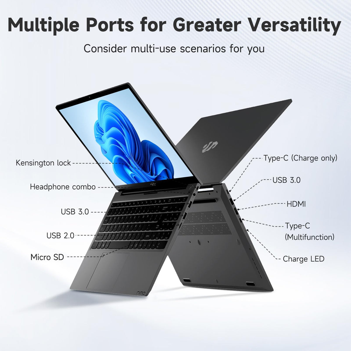 15.6" IPS FHD Laptop Intel Core i3 8GB RAM 256GB SSD E137778