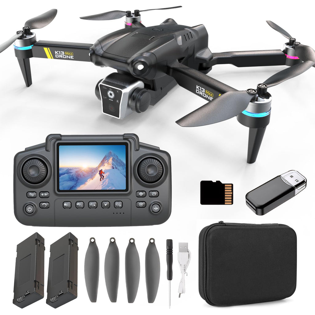 Brushless Drone with Camera, 2 Batteries T934605