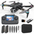Brushless Drone with Camera, 2 Batteries T934605