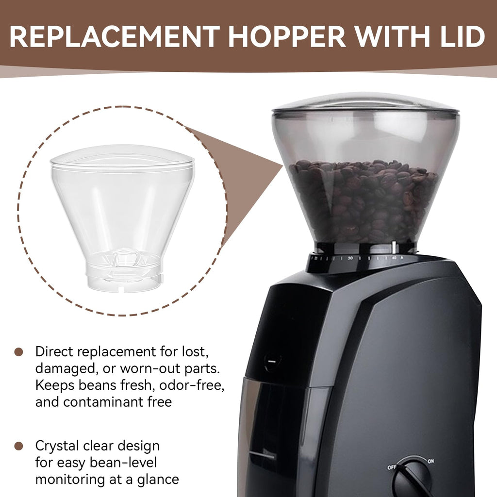 Hopper with Lid for Coffee Grinders G4735