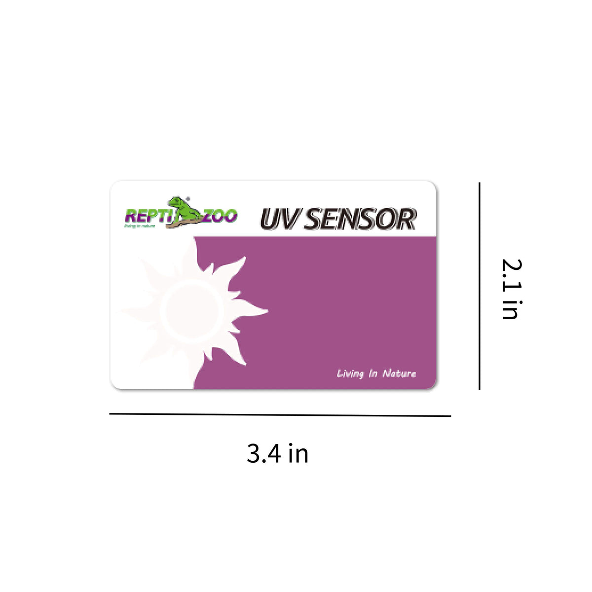 UVB Tester Reptile Lamp UV Sensor Set of 2 A299057