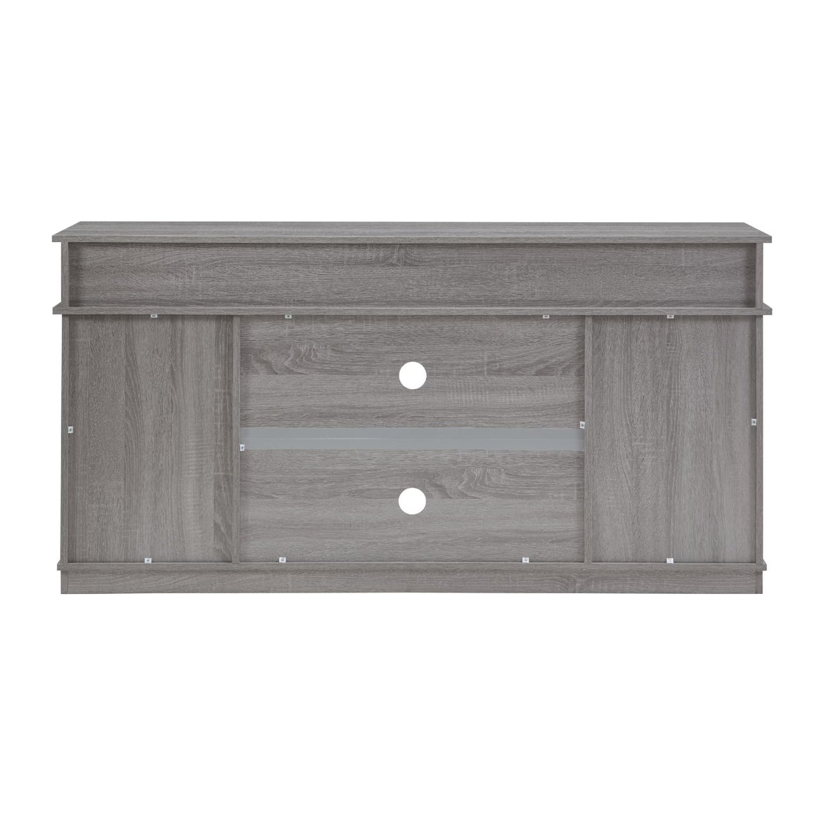 65" Grey TV Stand with Sliding Doors G9266