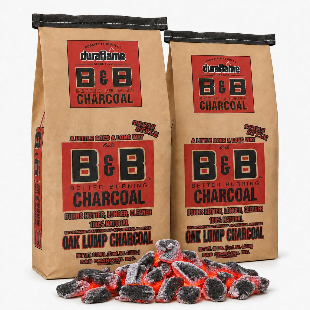 Oak Lump Charcoal 10 lb Bags 2 Pack A15048