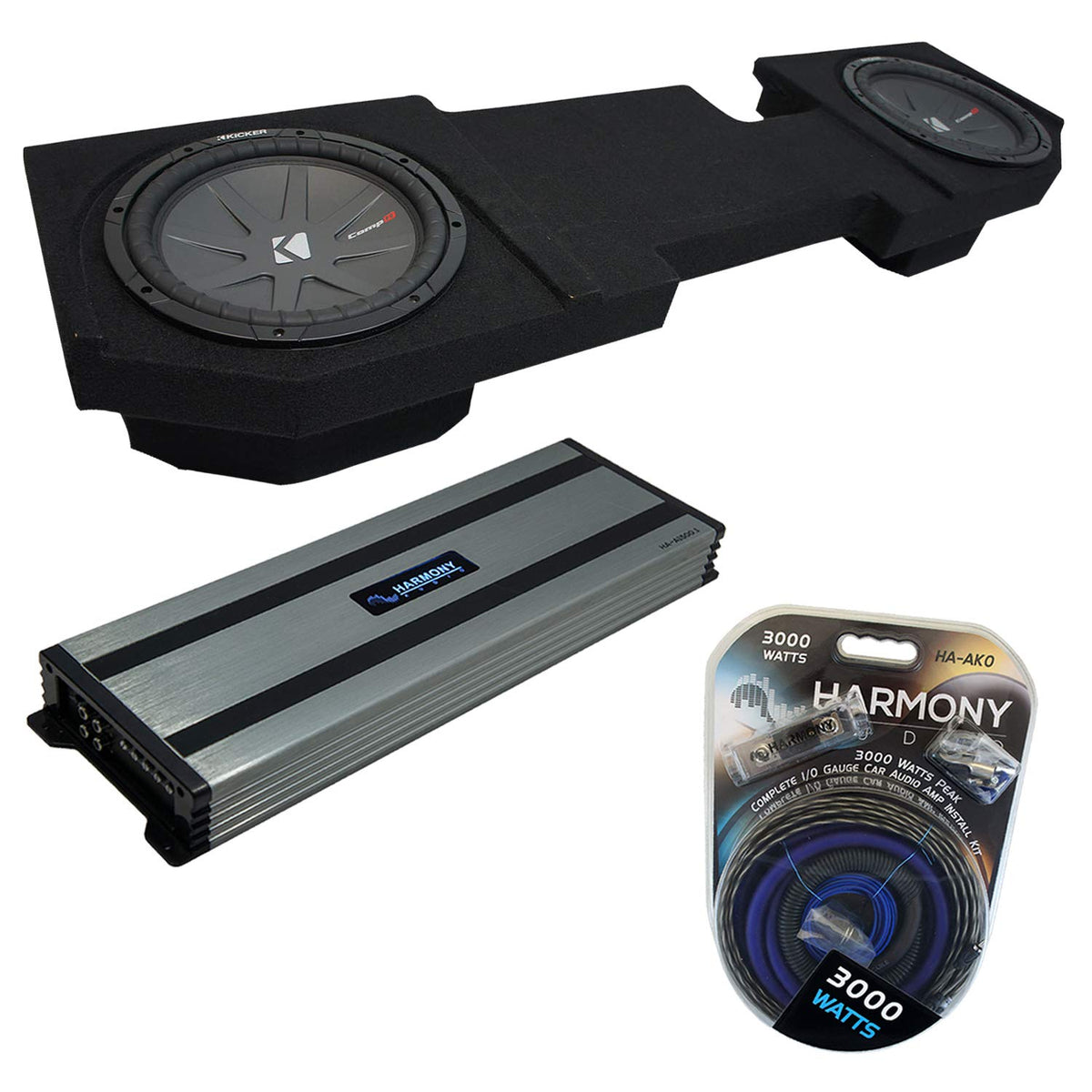 Dual 12" Loaded Sub Box T6255