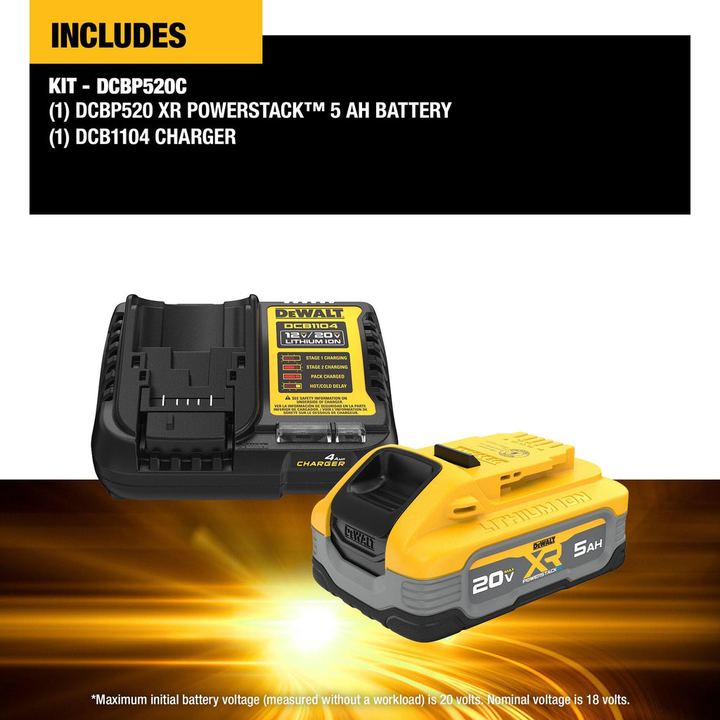 20V MAX Lithium Ion Battery Starter Kit U2047