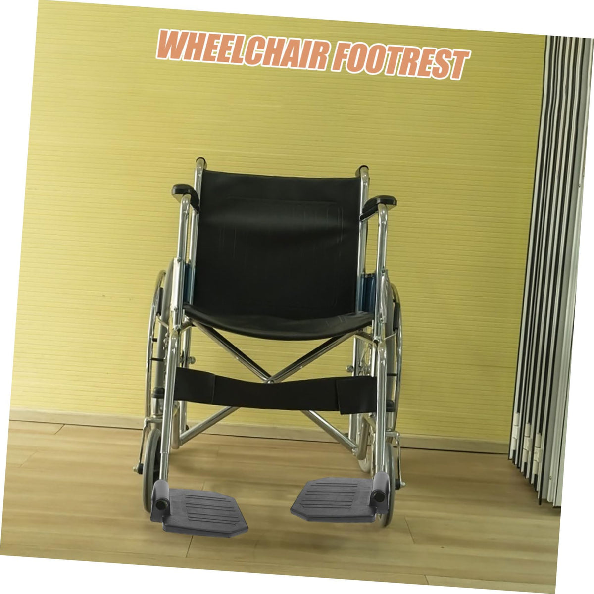 Universal Heavy Duty Wheelchair Footrest Replacement Adjustable Leg Rest Pedals E9784