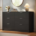 53" Wide 6 Drawer Wood Dresser H759