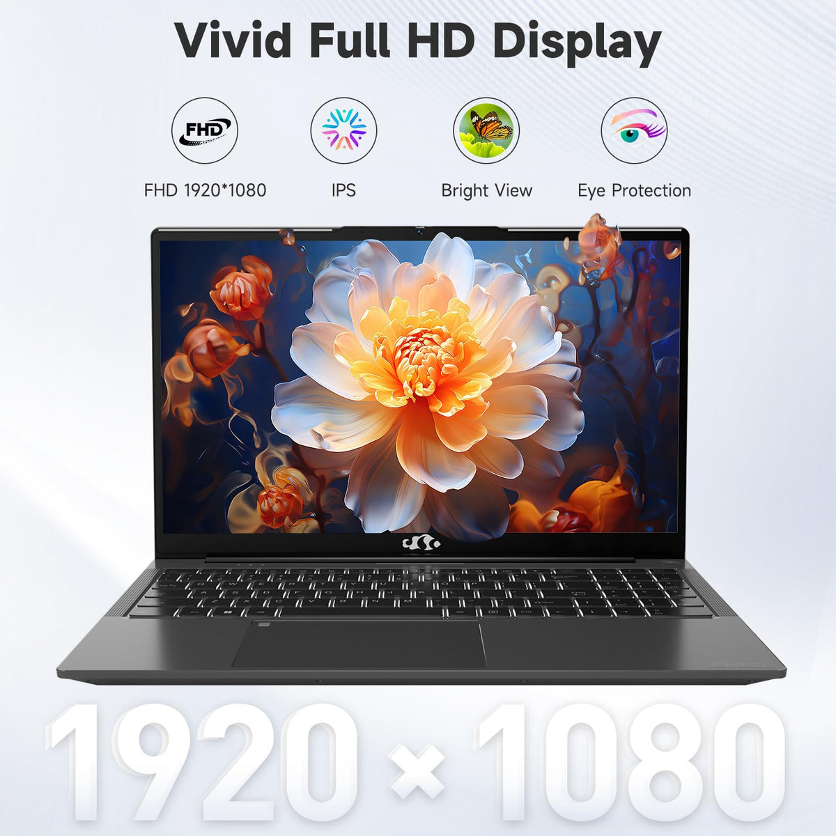 15.6" IPS FHD Laptop Intel Core i3 8GB RAM 256GB SSD E137778