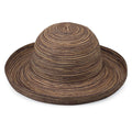 Brown UPF 30+ Wide Brim Packable Sun Hat D8767