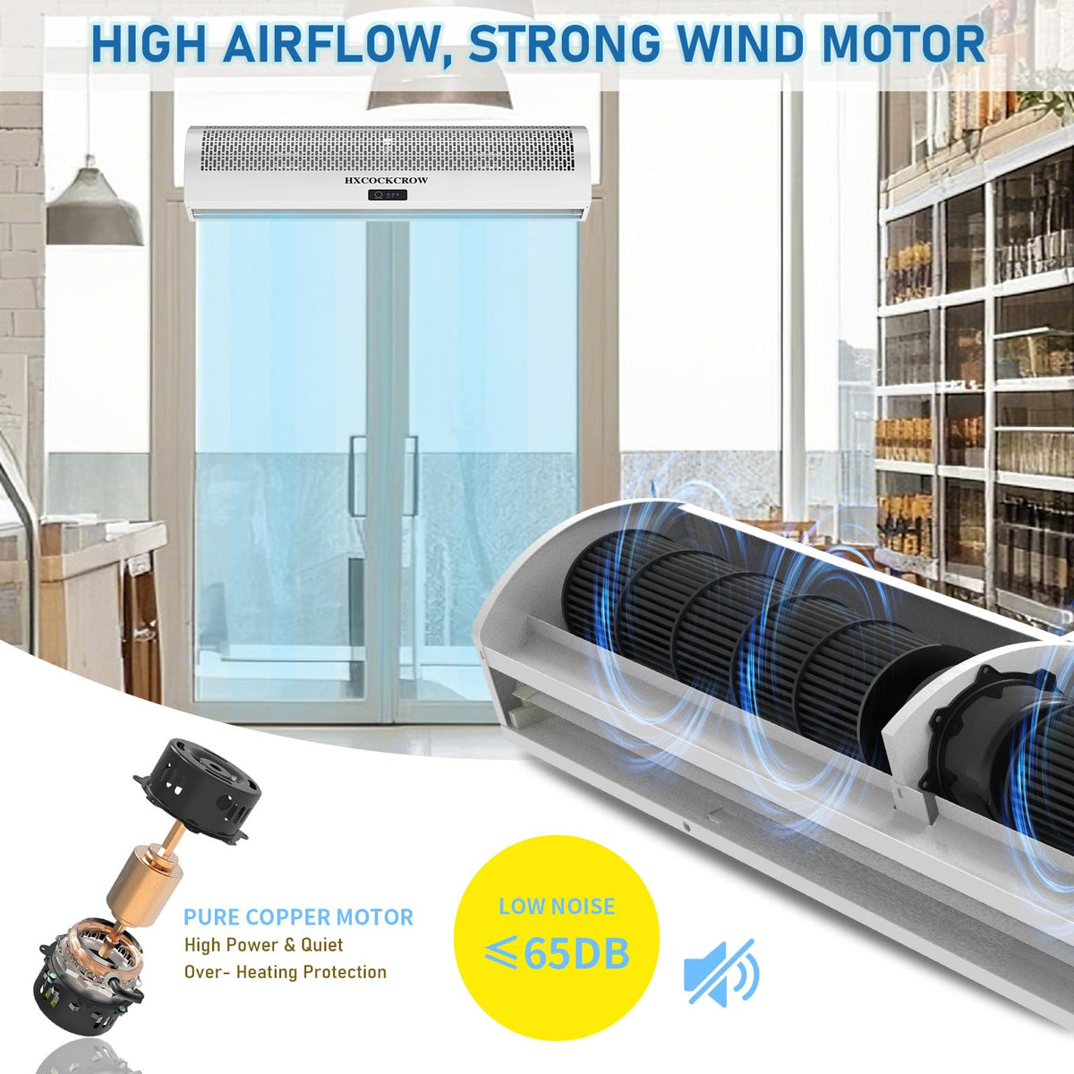36 Inch Wall Mounted Air Curtain S83581