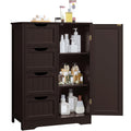 Espresso 4 Drawer Bathroom Storage Cabinet I2294