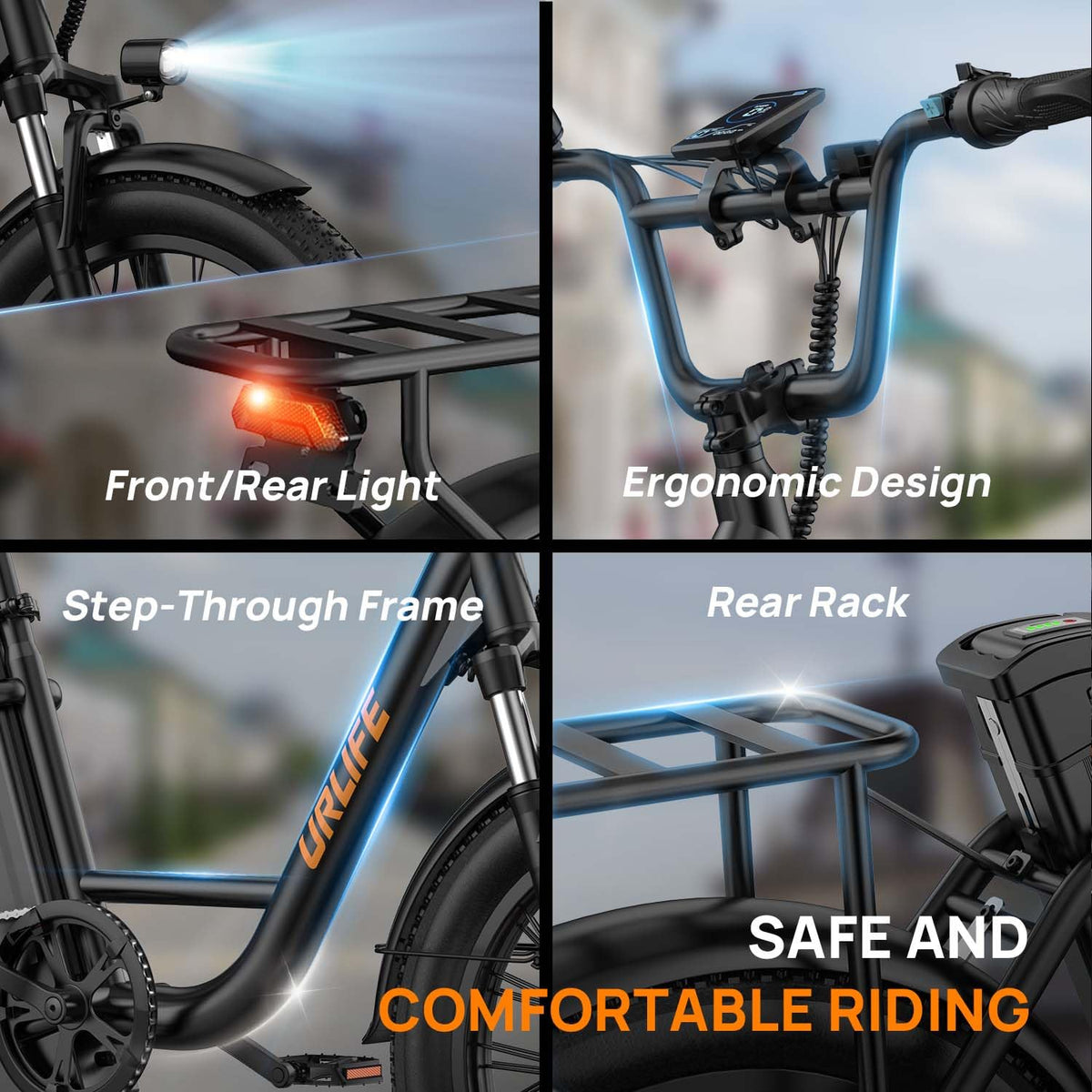 20" Fat Tire Electric Bike with 1000W Motor R450