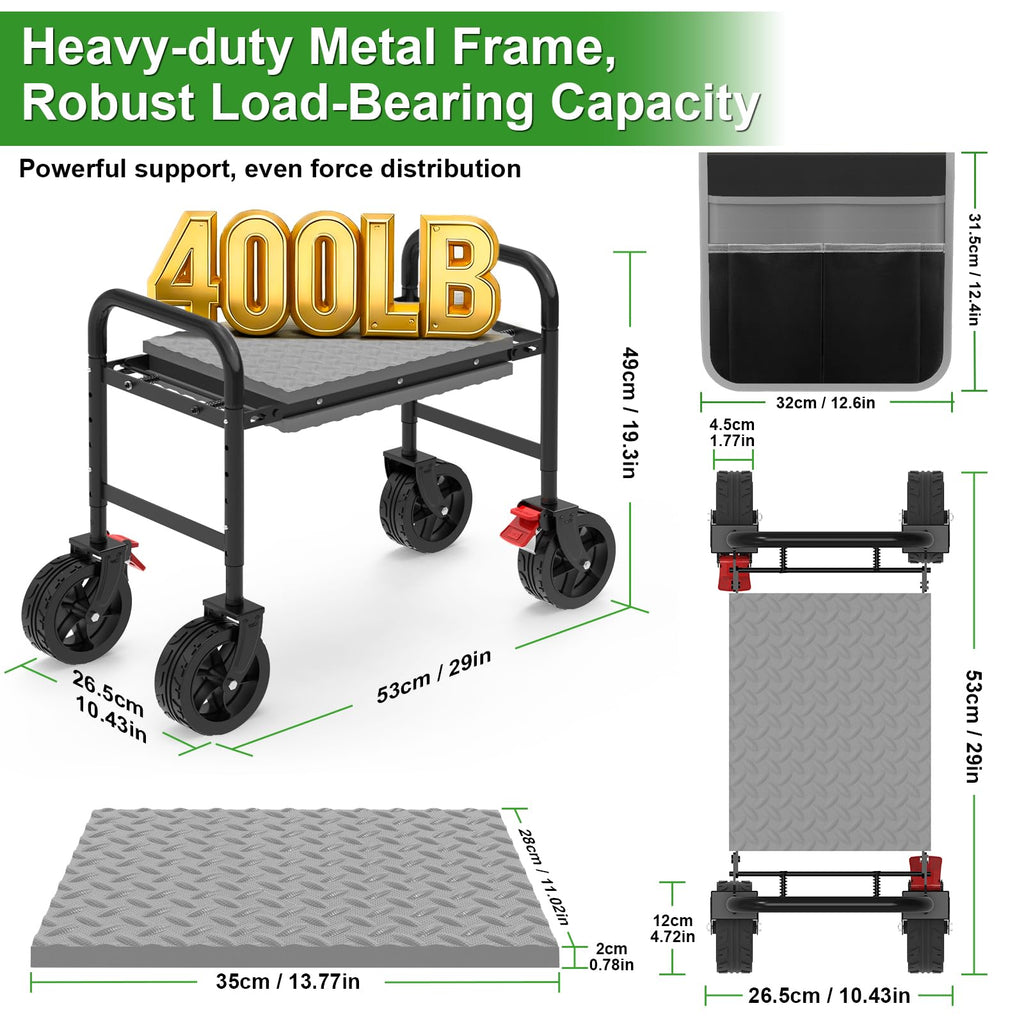 Rolling Garden Kneeler and Seat S5740