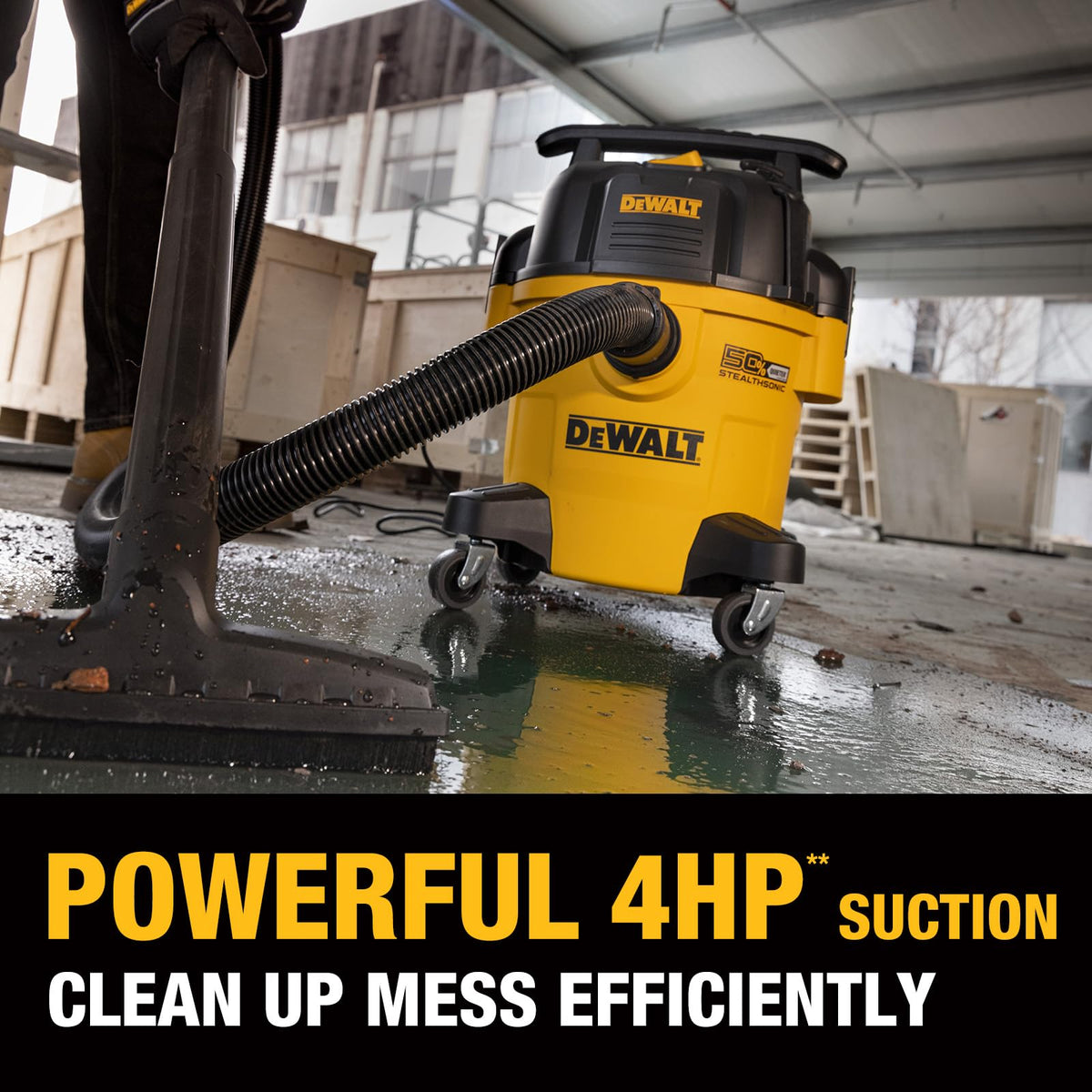 5 Gallon 4 Peak HP Wet and Dry Shop Vacuum U389346