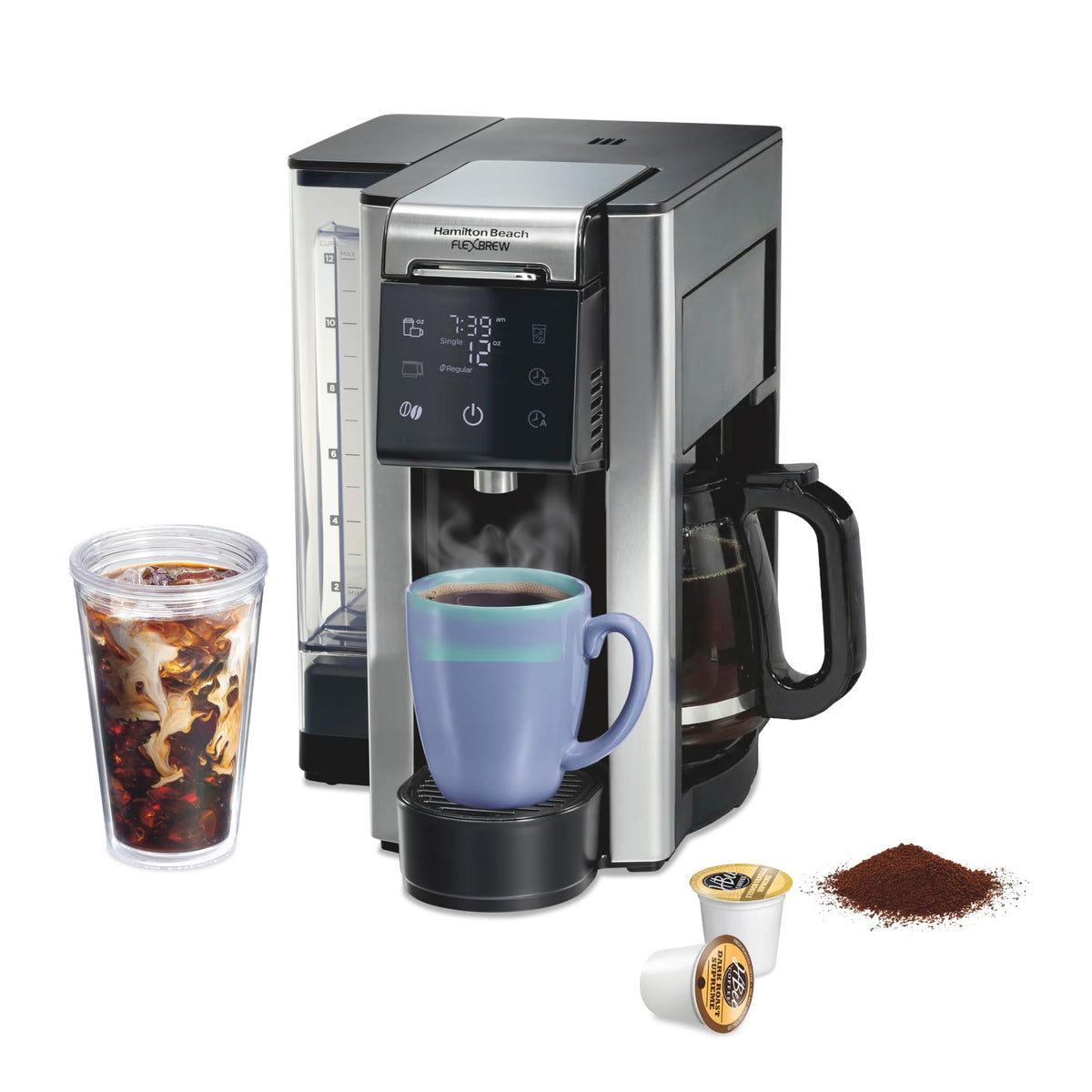 5-in-1 Drip & Single Serve Coffee Maker X1469