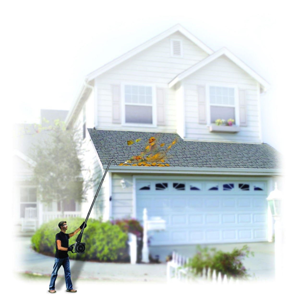 Gutter Cleaning Kit Extension Wand 11ft Reach Q381