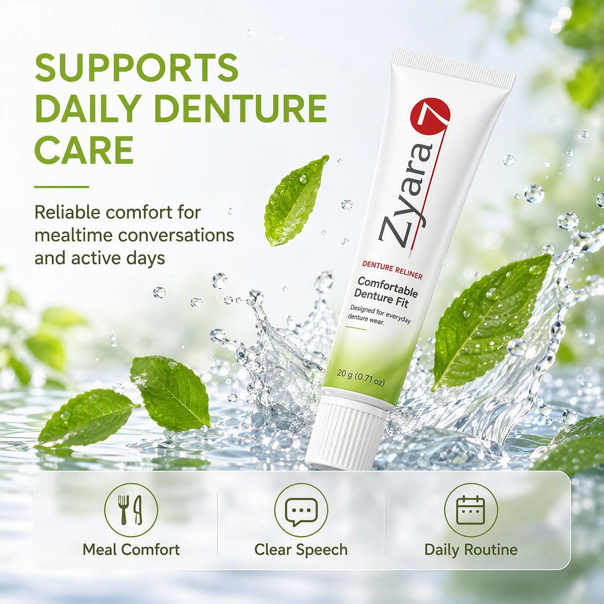 Denture Adhesive for Upper and Lower M888856