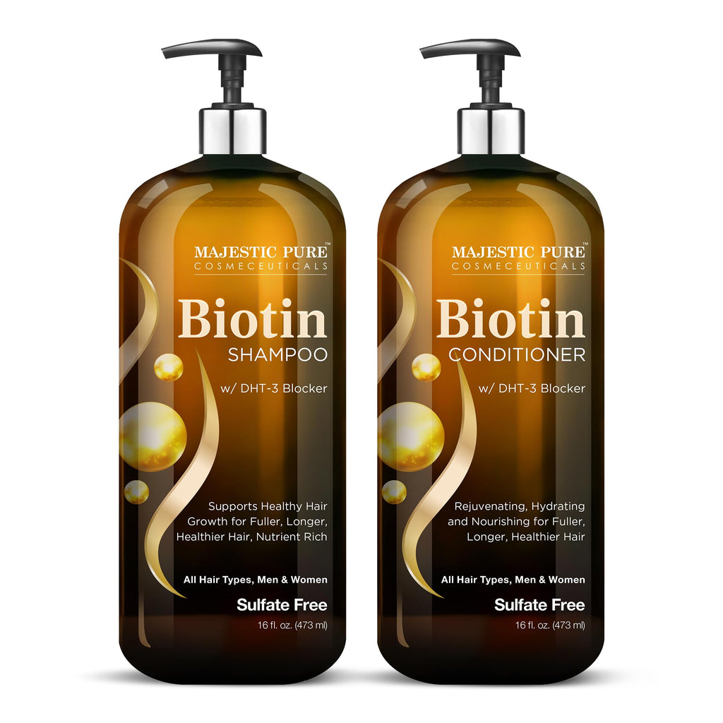 Biotin Shampoo and Conditioner Set 2x16 Fl oz E75038