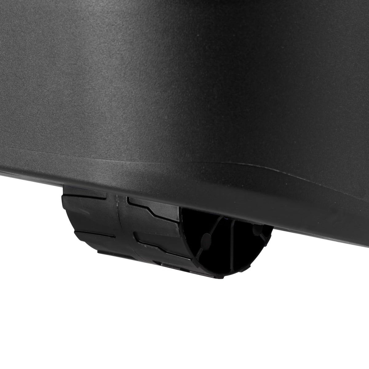 Black 22 Gallon Wheeled Plastic Footlocker E22556