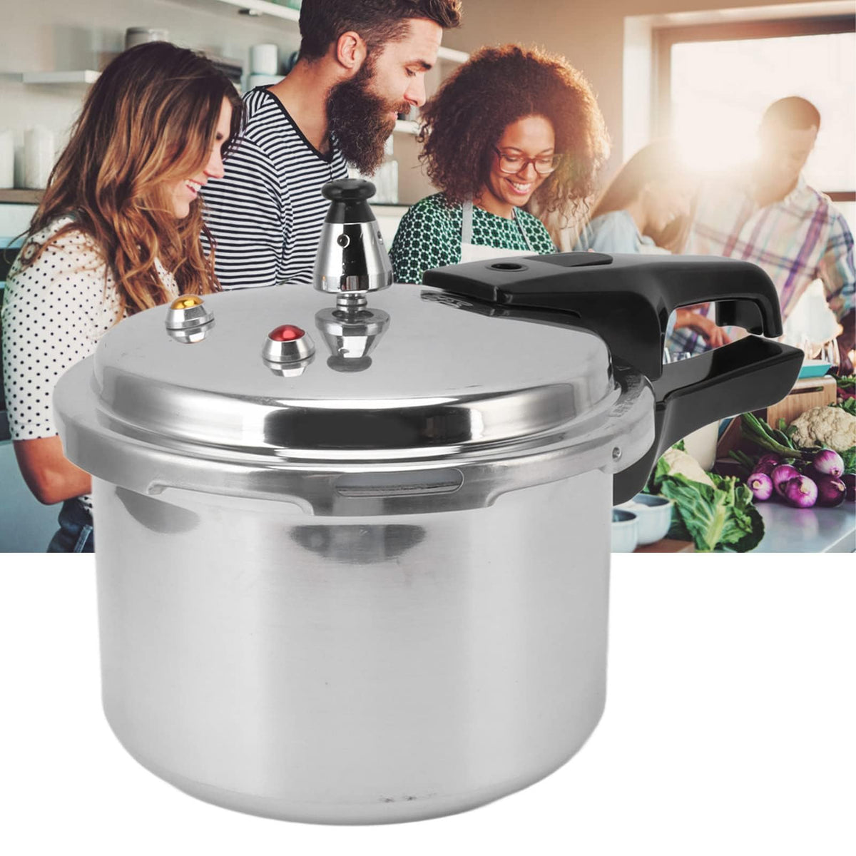 3L Stainless Steel Pressure Cooker Y717309